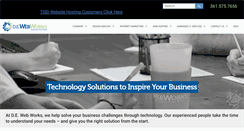 Desktop Screenshot of dewebworks.com