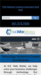 Mobile Screenshot of dewebworks.com